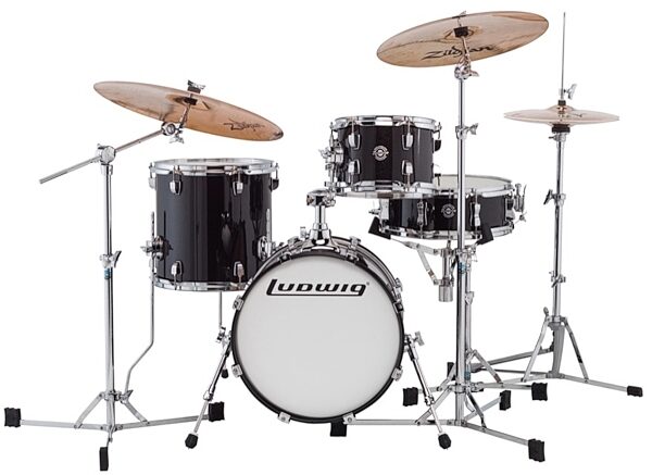 open zoom image for Ludwig LC179XX Breakbeats by Questlove Compact Drum Shell Kit, 4-Piece, ve