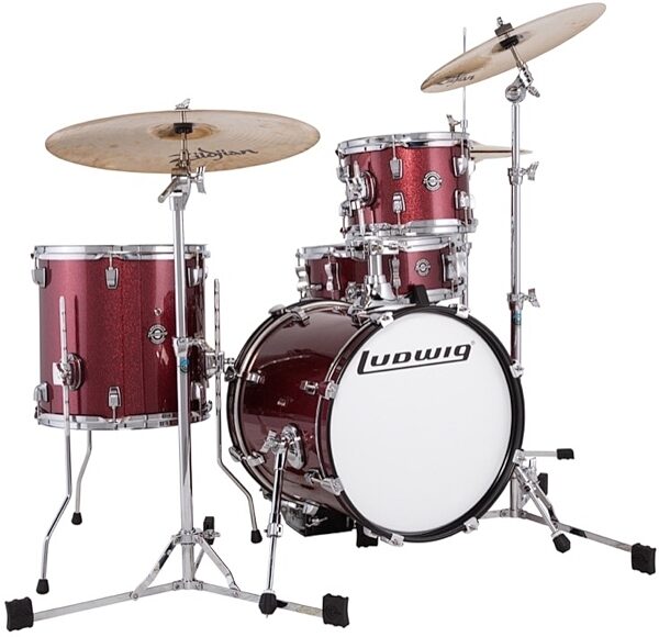 open zoom image for Ludwig LC179XX Breakbeats by Questlove Compact Drum Shell Kit, 4-Piece, ve