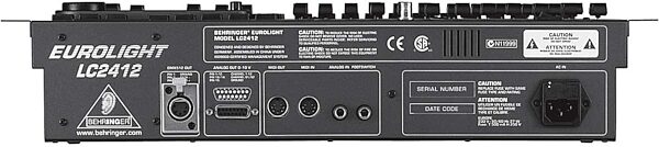 open zoom image for Behringer LC2412 Eurolight Lighting Console, Rear
