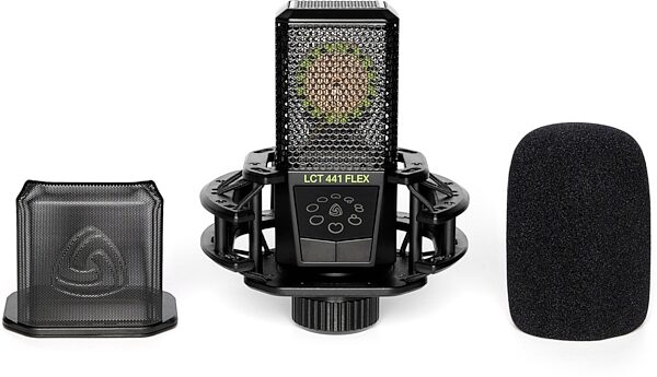 open zoom image for Lewitt LCT 441 Flex Multi-Pattern Large-Diaphragm Condenser Microphone, New, Main with all components Front