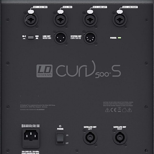 open zoom image for LD Systems Curv 500 AVS Powered Portable Line Array System, Alt