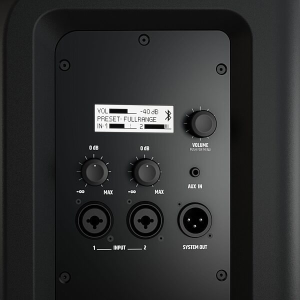 open zoom image for LD Systems ICOA 12 A BT Powered Coaxial Loudspeaker with Bluetooth, Single Speaker, Rear Panel