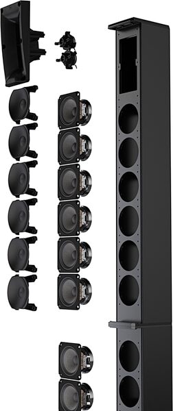 open zoom image for LD Systems MAUI 28 G3 Compact Powered PA System, Black, Action Position Back