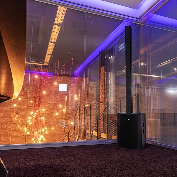 open zoom image for LD Systems MAUI 44 G2 Powered Column PA System, Black, In Use