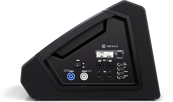 open zoom image for LD Systems MON 10 A G3 Powered Coaxial Stage Monitor PA Speaker (1x10"), New, Action Position Side
