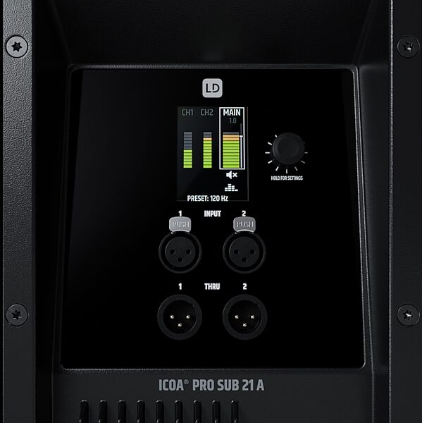 open zoom image for LD Systems ICOA PRO SUB 21 A Powered Subwoofer (1x21", 3000 Watts), New, Action Position Back