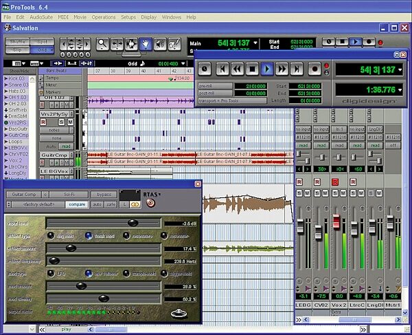 open zoom image for Digidesign Digi 002 LE Rackmount FireWire Music Production System, Screenshot LE 1