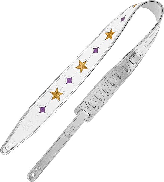 open zoom image for Levy's x Jodi Head Icon Series Guitar Strap, Funky Boots, Action Position Back