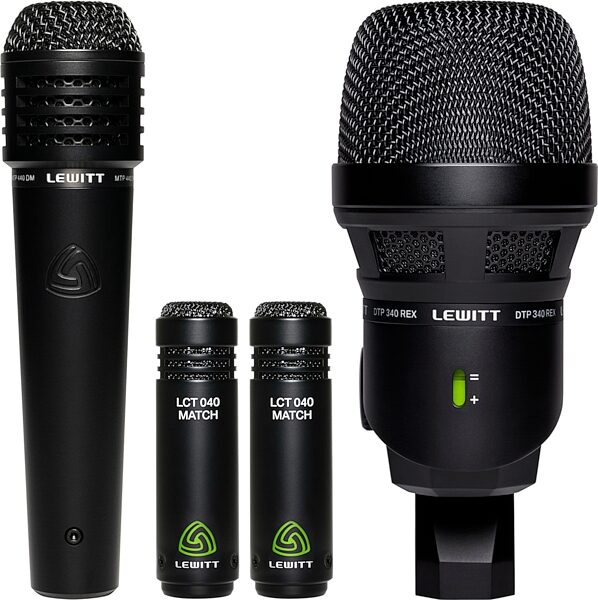 open zoom image for Lewitt Beatkit 4-Piece Drum Microphone Kit, New, Action Position Back