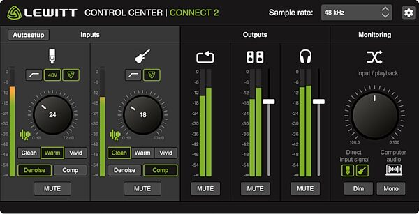 open zoom image for Lewitt Connect 2 USB Audio Interface, New, Action Position Back