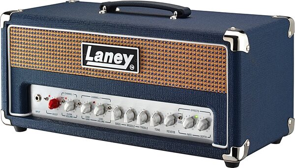 open zoom image for Laney Lionheart LF-SUPERTOP Foundry Guitar Amplifier Head (120 Watts), New, Action Position Back
