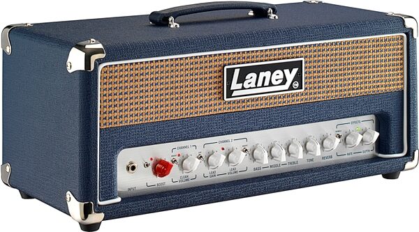 open zoom image for Laney Lionheart LF-SUPERTOP Foundry Guitar Amplifier Head (120 Watts), New, Action Position Back