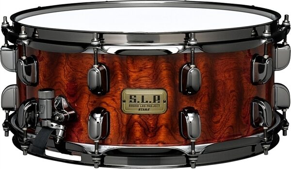 open zoom image for Tama SLP G Bubinga Snare Drum, Natural Quilted Bubinga, 6x14 Inch, Main