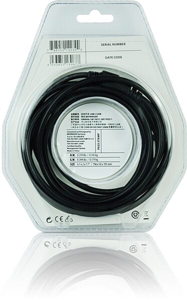 open zoom image for Behringer Line 2 TS 1/4" to USB Interface Cable, View 5
