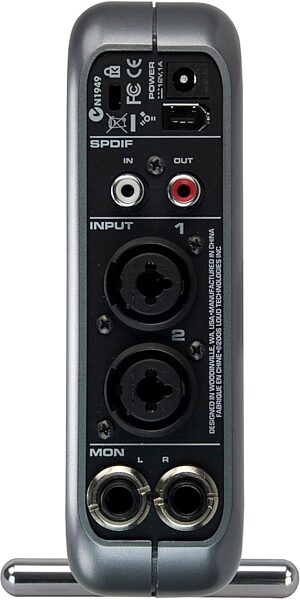 open zoom image for Tapco by Mackie Link.FireWire 4x6 Audio Interface, Vertical Rear