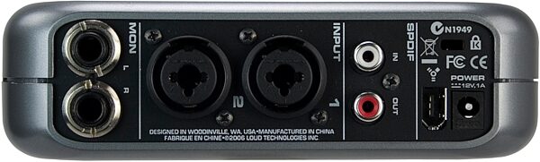 open zoom image for Tapco by Mackie Link.FireWire 4x6 Audio Interface, Rear