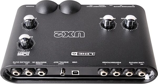 open zoom image for Line 6 POD Studio UX2 USB Computer Recording Interface, Rear