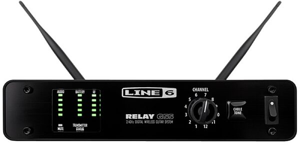 open zoom image for Line 6 Relay G55 Digital Guitar Wireless System, Receiver Front