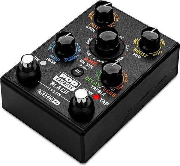 open zoom image for Line 6 POD Express Black Amp and Effects Processor Pedal, New, Action Position Back