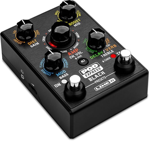 open zoom image for Line 6 POD Express Black Amp and Effects Processor Pedal, New, Action Position Back