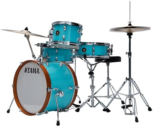 open zoom image for Tama LJLK48S Club Jam Drum Shell Kit, 4-Piece, Aqua Blue, View