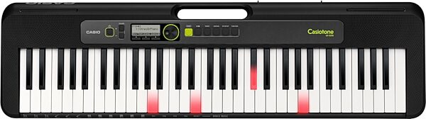 open zoom image for Casio LK-S250 Casiotone Portable Electronic Keyboard with Lighted Keys, New, Action Position Back