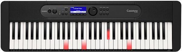 open zoom image for Casio LK-S450 Casiotone Portable Electronic Keyboard with Lighted Keys, Black, Open Box (Very Good), Action Position Front