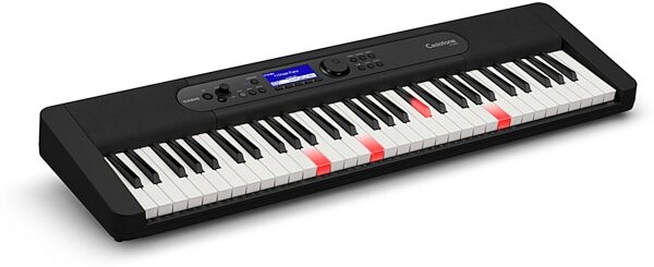 open zoom image for Casio LK-S450 Casiotone Portable Electronic Keyboard with Lighted Keys, Black, Open Box (Very Good), Angled Front