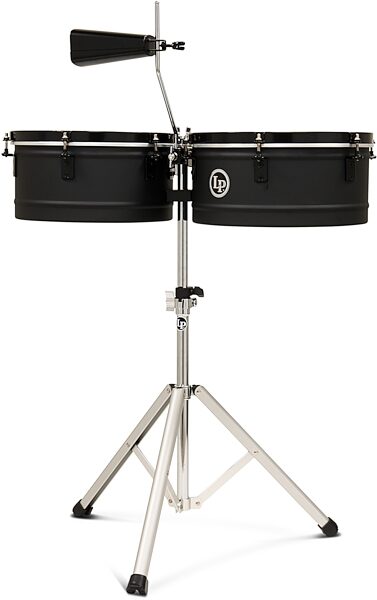 open zoom image for Latin Percussion City Series 256NY Steel Timbales, Black, Main
