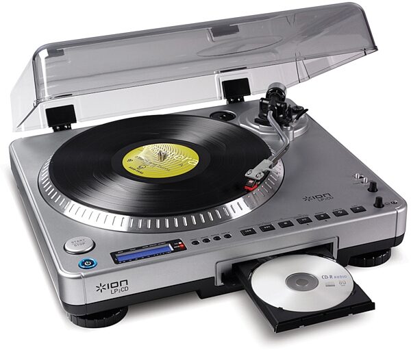 open zoom image for Ion Audio LP2CD USB Turntable with CD Recording, Main
