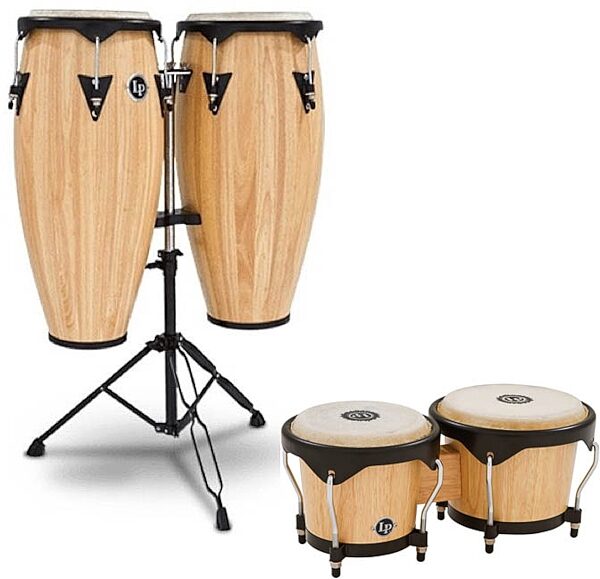 open zoom image for Latin Percussion LP646 City Series Congas, Pack