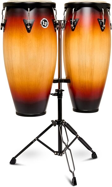open zoom image for Latin Percussion City II Mango Conga Set, Vintage Sunburst, 10 and 11 inch, Main