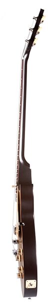 open zoom image for Gibson Les Paul Studio '70s Tribute Electric Guitar with Gig Bag, Satin Gold Side