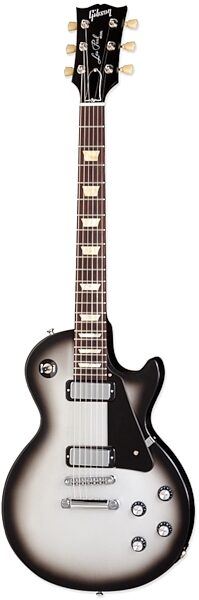 open zoom image for Gibson Les Paul Studio '70s Tribute Electric Guitar with Gig Bag, Satin Silver
