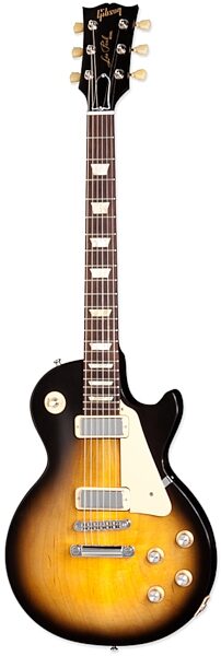 open zoom image for Gibson Les Paul Studio '70s Tribute Electric Guitar with Gig Bag, Satin Vintage Sunburst