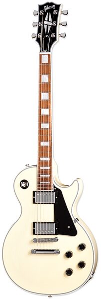 open zoom image for Gibson Les Paul Custom Classic Limited Edition Electric Guitar with Case, Cream
