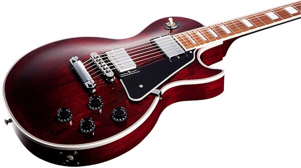 open zoom image for Gibson Les Paul Custom Classic Limited Edition Electric Guitar with Case, Wine Red Closeup