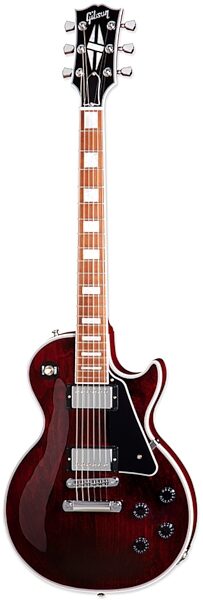 open zoom image for Gibson Les Paul Custom Classic Limited Edition Electric Guitar with Case, Wine Red