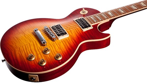 open zoom image for Gibson Limited Edition Les Paul Classic Plus Electric Guitar with Case, Heritage Cherry Sunburst Closeup