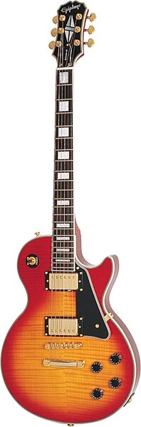 open zoom image for Epiphone Les Paul Custom Flame Top, Heritage Cherry Sunburst