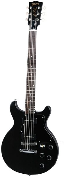 open zoom image for Gibson Les Paul Faded Double Cutaway Electric Guitar (with Gig Bag), Satin Ebony