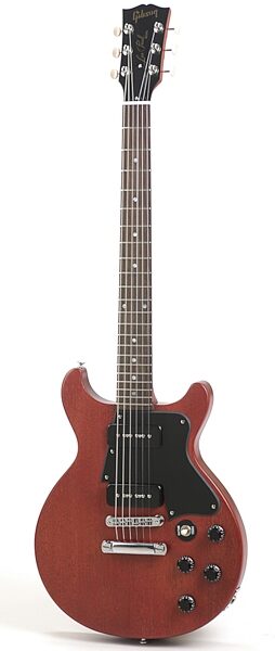 open zoom image for Gibson Les Paul Faded Double Cutaway Electric Guitar (with Gig Bag), Worn Cherry