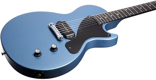 open zoom image for Gibson Les Paul Junior Electric Guitar with Gig Bag, Pelham Blue Body