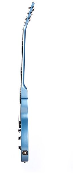 open zoom image for Gibson Les Paul Junior Electric Guitar with Gig Bag, Pelham Blue Side