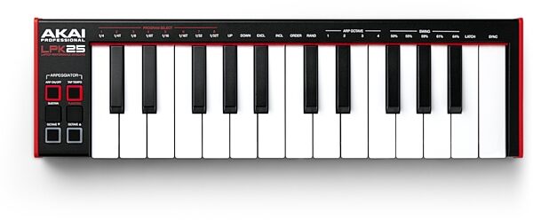 open zoom image for Akai LPK25 MK2 USB MIDI Laptop Performance Keyboard, New, Action Position Back