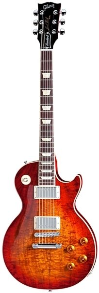 open zoom image for Gibson Les Paul Standard Figured Koa Electric Guitar (with Case), Heritage Cherry Sunburst