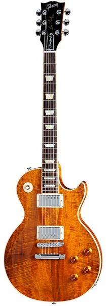 open zoom image for Gibson Les Paul Standard Figured Koa Electric Guitar (with Case), Transparent Amber