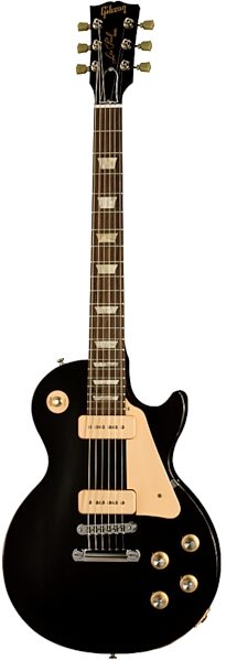 open zoom image for Gibson 1960s Tribute Les Paul Electric Guitar (with Gig Bag), Worn Satin Ebony