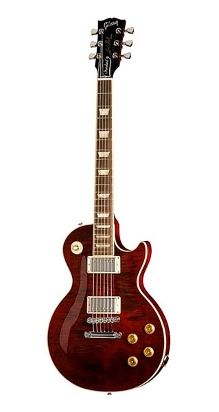 open zoom image for Gibson Les Paul Standard Plus Electric Guitar (with Case), Wine Red