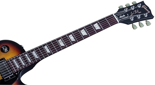 open zoom image for Gibson 2016 Les Paul Studio Faded T Electric Guitar (with Gig Bag), Faded Fireburst 3